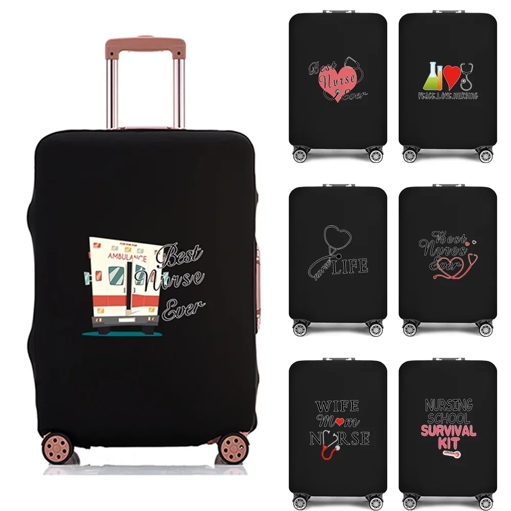 

Thicker Luggage Protective Cover Nurse Pattern Portable Elastic Dust Travel Suitcase Cover for 18-28 Inch Travel Accessories