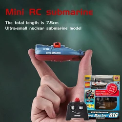 2.9inch Mini Rc Boat Submarine AGM Remote Control Boat Waterproof Diving Toy Simulation Model Gift for Kids Boys Child