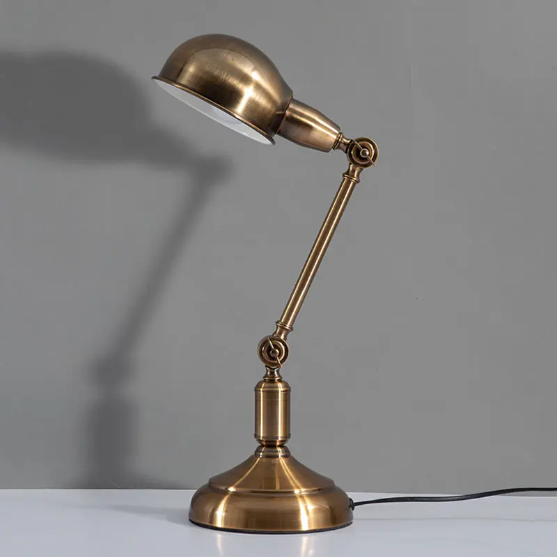 Imagem -06 - Luxo Eye Care Table Lamp Estilo Americano Luz Retro Criativo Aprendizagem Desk Lamp Sala de Estar Quarto Abajur Estilo Europeu