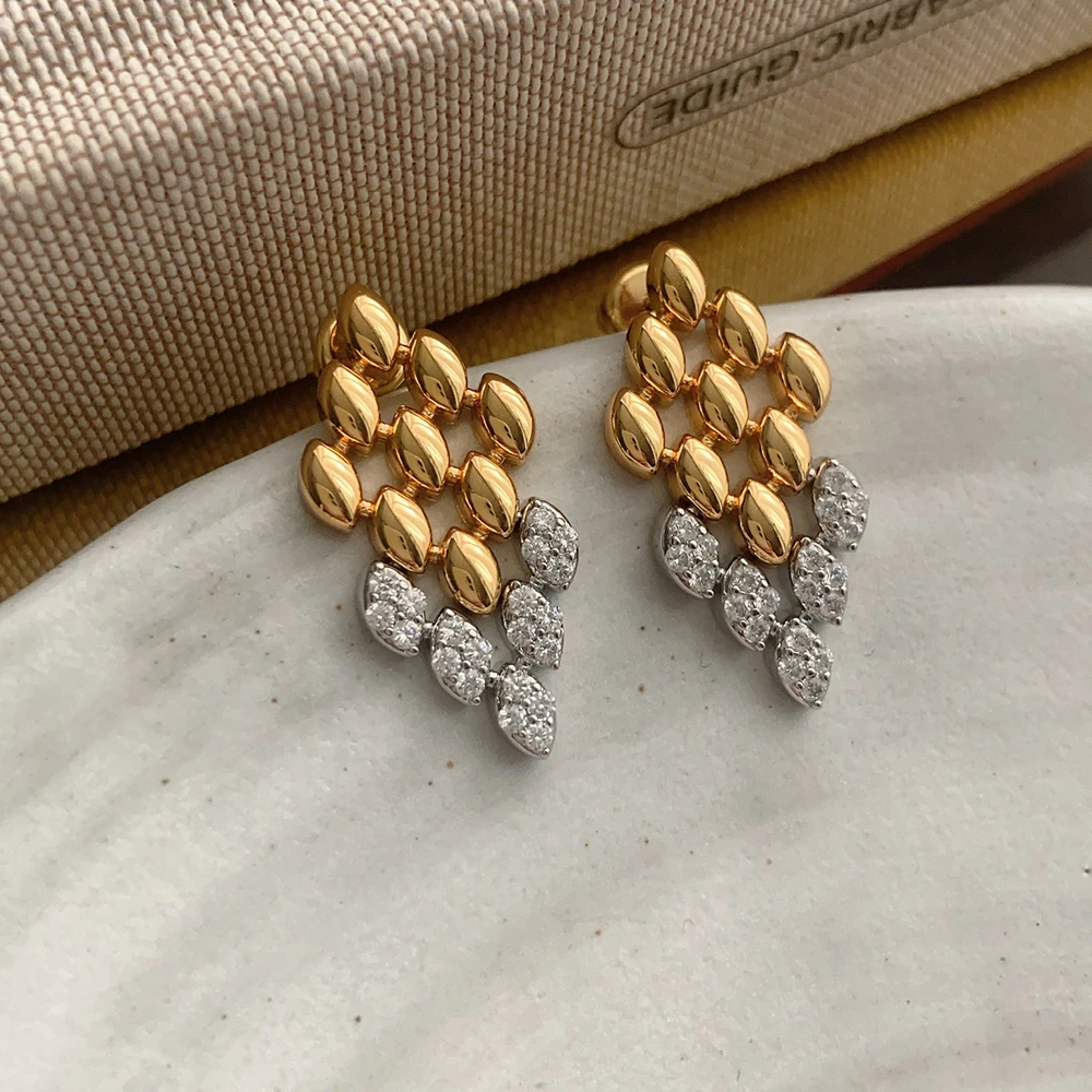 

Geometric Drop Earrings for Women Trendy Light Luxury Statement Metal Jewelry Elegant Unique Design Party Fashion Gift 2025