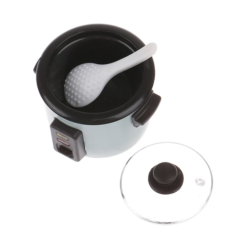 1:12  Mini Rice Cooker Model Dollhouse Miniature Kitchen Appliances for Barbies Blyth Doll Food Accessories Toy