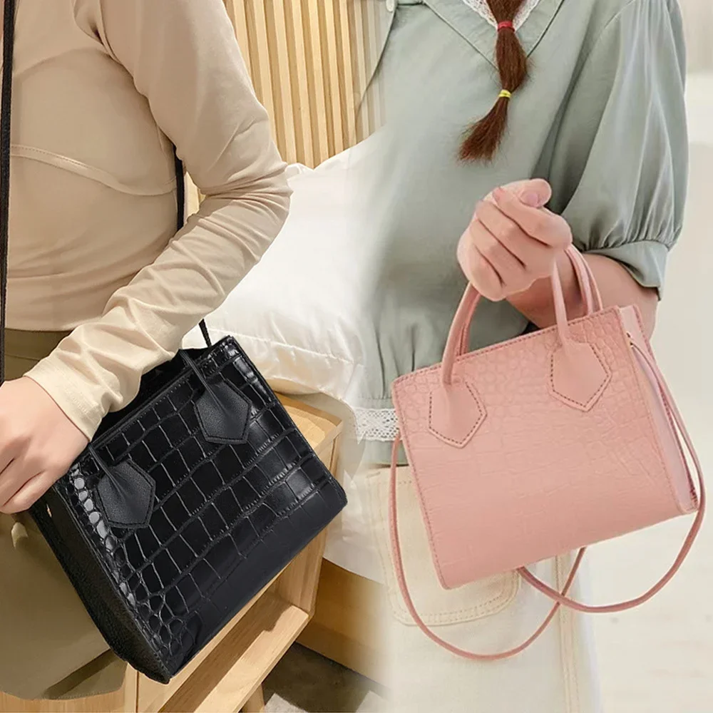 

Classic Retro Style Handbags Women's Vintage Flap Tote Handle Satchel Simplicity Organizer Pack Portable Storage Bag