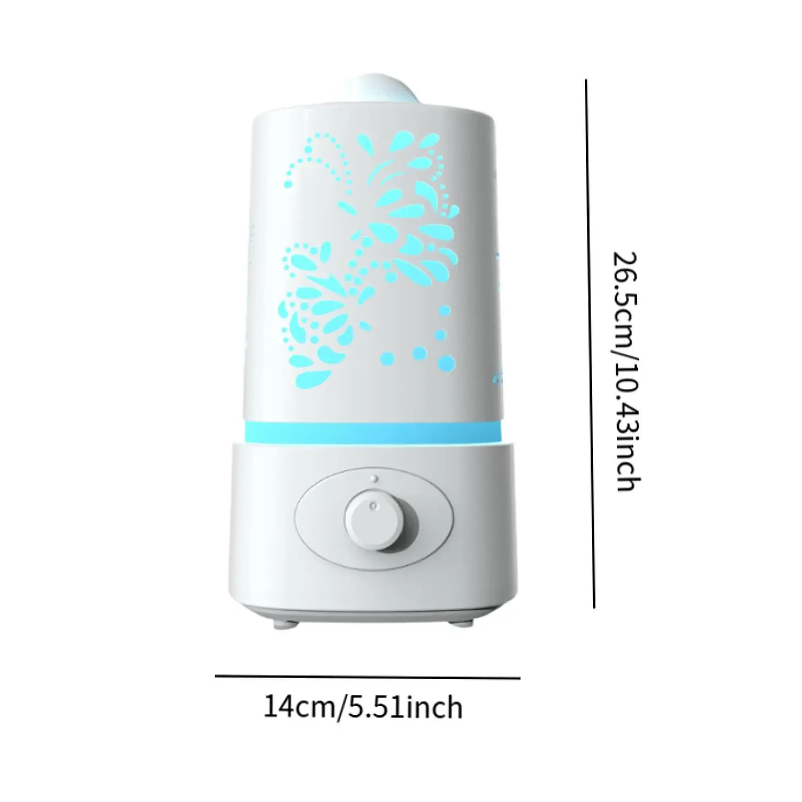 Air Humidifier Desk Humidifier 1.5 L Nightlight Large Capacity Aroma Diffuser