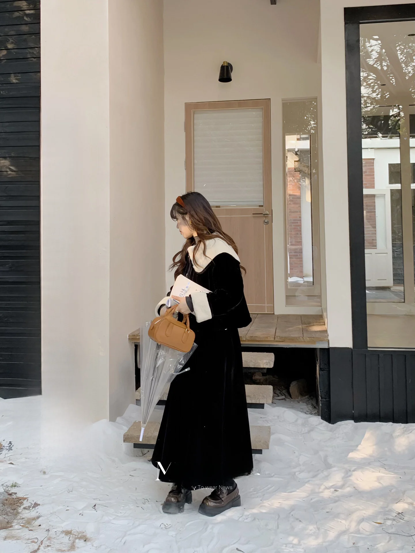 

Элегантная юбка миди А-силуэта из бархата с завышенной талией для полных девушек, стильный дизайн для студенток, женская мода