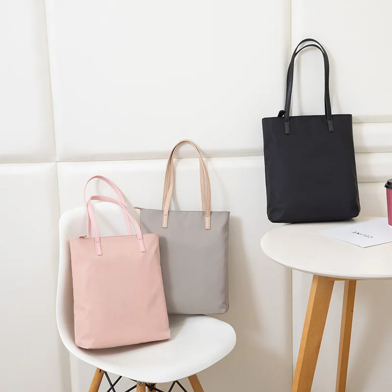 Borsa a tracolla da donna borsa per Laptop femminile borsa a tracolla per Shopping Casual in Nylon Oxford Office Lady di grande capacità per ragazze