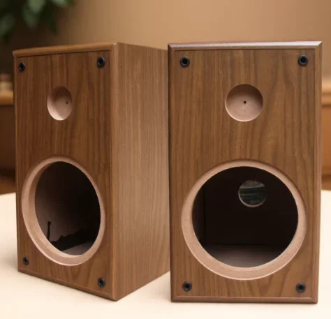 6.5 Inch Car Speaker Transmission Line Box DIY Empty Cabinet for Subwoofer & Tweeter Audiophile