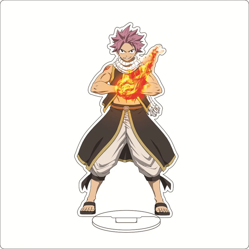 Magic Battle Anime FAIRY TAIL 44 Kinds Acrylic Stand Figure Stand Plate Cosplay Prop Decor Cartoons Present Fans Festivals Gifts