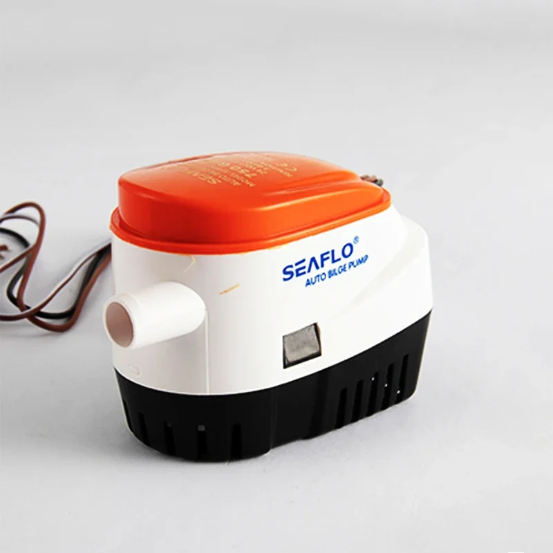 Marine Water Small Bilge Pump DC12V 24V 1100GPH Yacht Fast Drainage Boat Submersible Pump Bilge Automatic Drainage