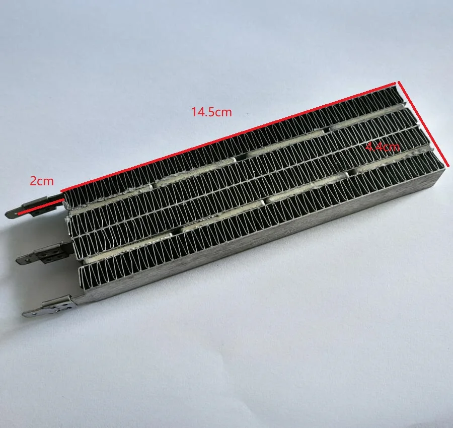 220V 1500W Clothes Dryer Parts PTC Heating Element Corrugated radiator 145*44mm