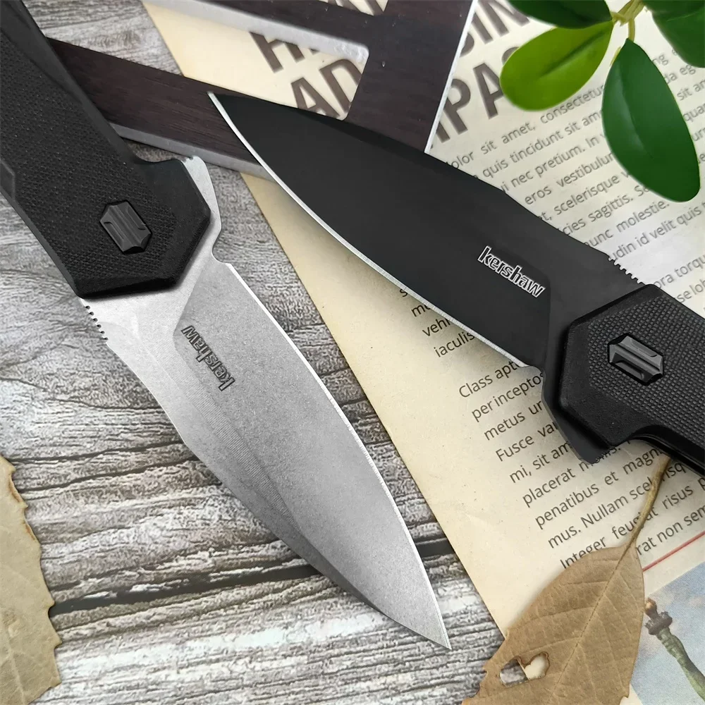 KS 2041 High Quality Folding Pocket Knife D2 Blade Nylon Glass Fiber Handle Outdoor EDC Survival Hunting Camping Hiking Knives