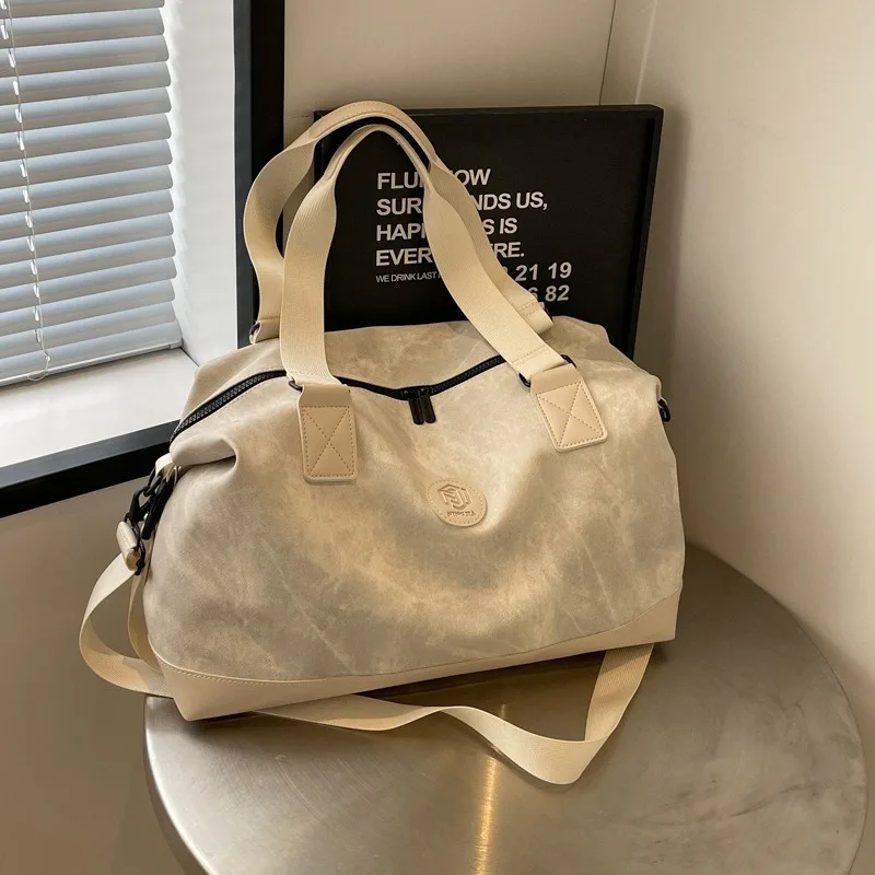 

Large-capacity Travel Tote Bag Women Shoulder Bags with Wet/dry Separation Storage Crossbody Bag with Adjustable Shoulder Strap