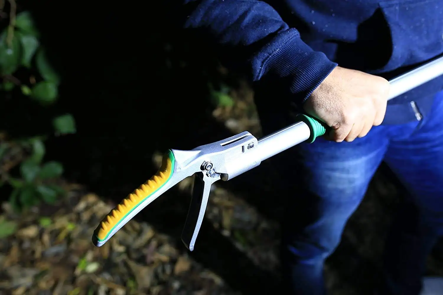 Selecionador de frutas de alta altitude com três garras, pólo telescópico, selecionador de frutas e vegetais, ferramenta manual de jardim, selecionador de frutas