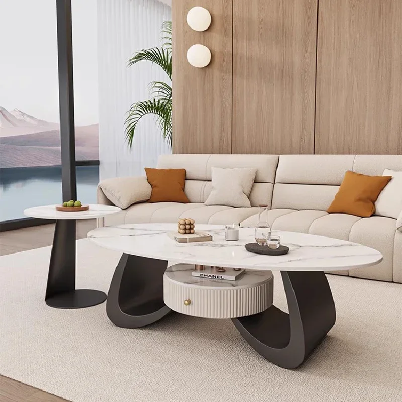 

Nordic Design Coffee Table Center Modern Floor Minimalist Console Living Room Table Luxury Meuble De Salon Home Furniture