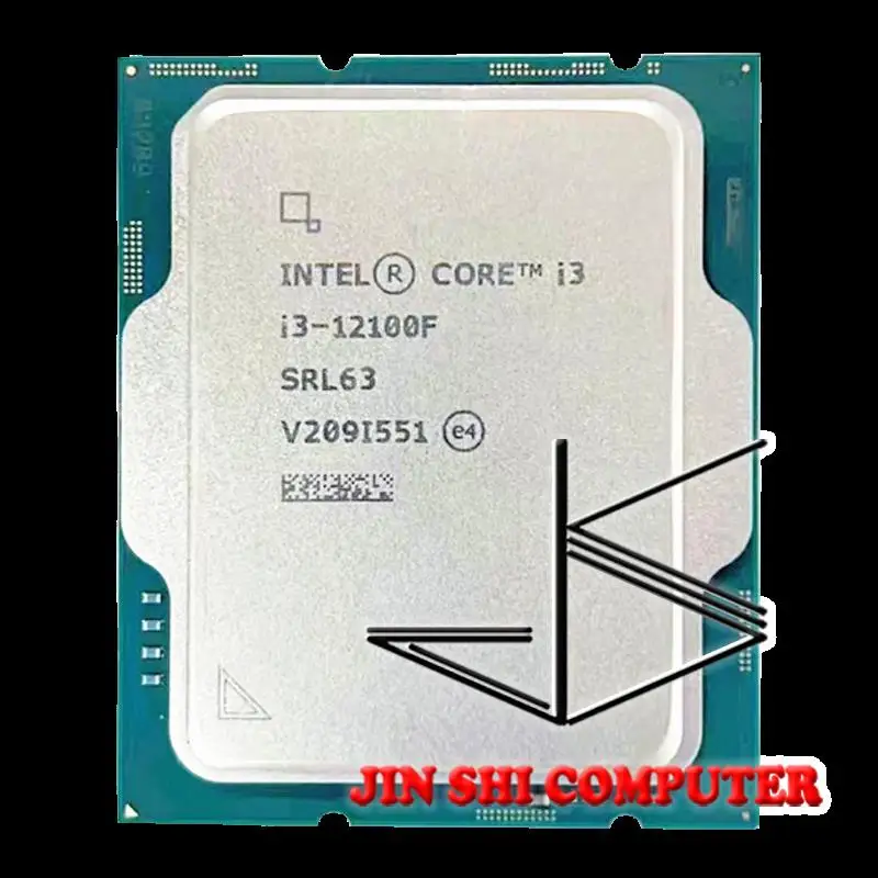 Go! NEW Intel Core i3-12100F i3 12100F 3.3 GHz 4-Core 8-Thread CPU Processor Intel 7 L3=12M 60W LGA 1700