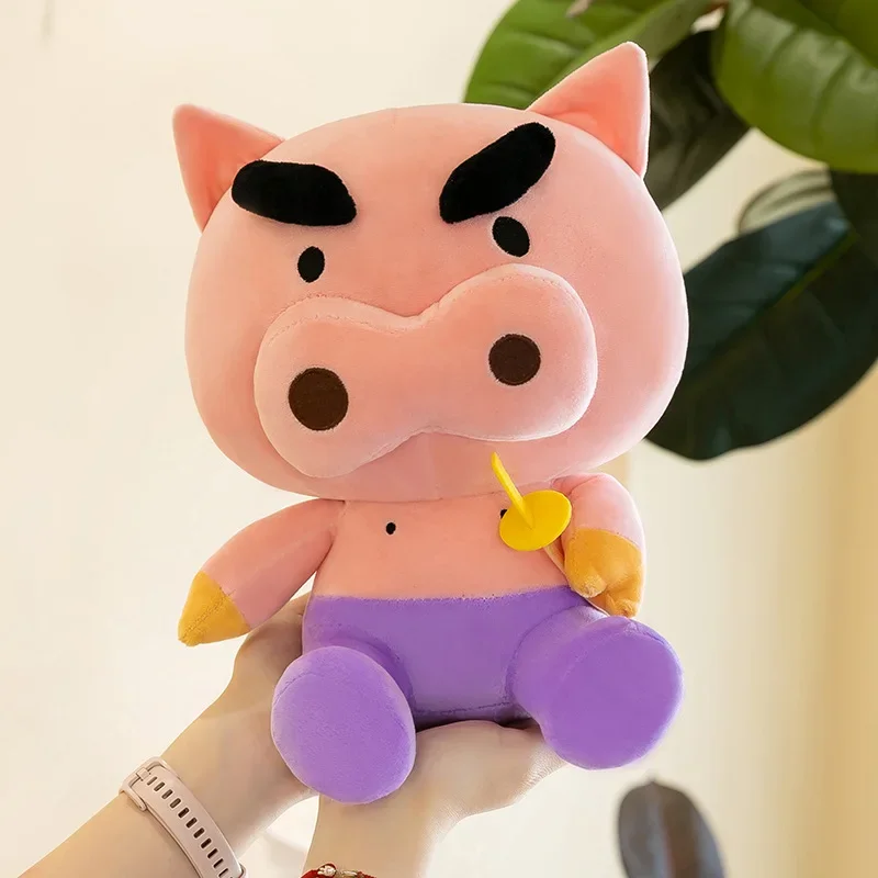 

New 35/65cm Cute Crayon Shin-chan/Buriburizaemon Plush Toy Cute Doll Pillow Soft Pig Doll Sofa Bedroom Decoration Holiday Gift
