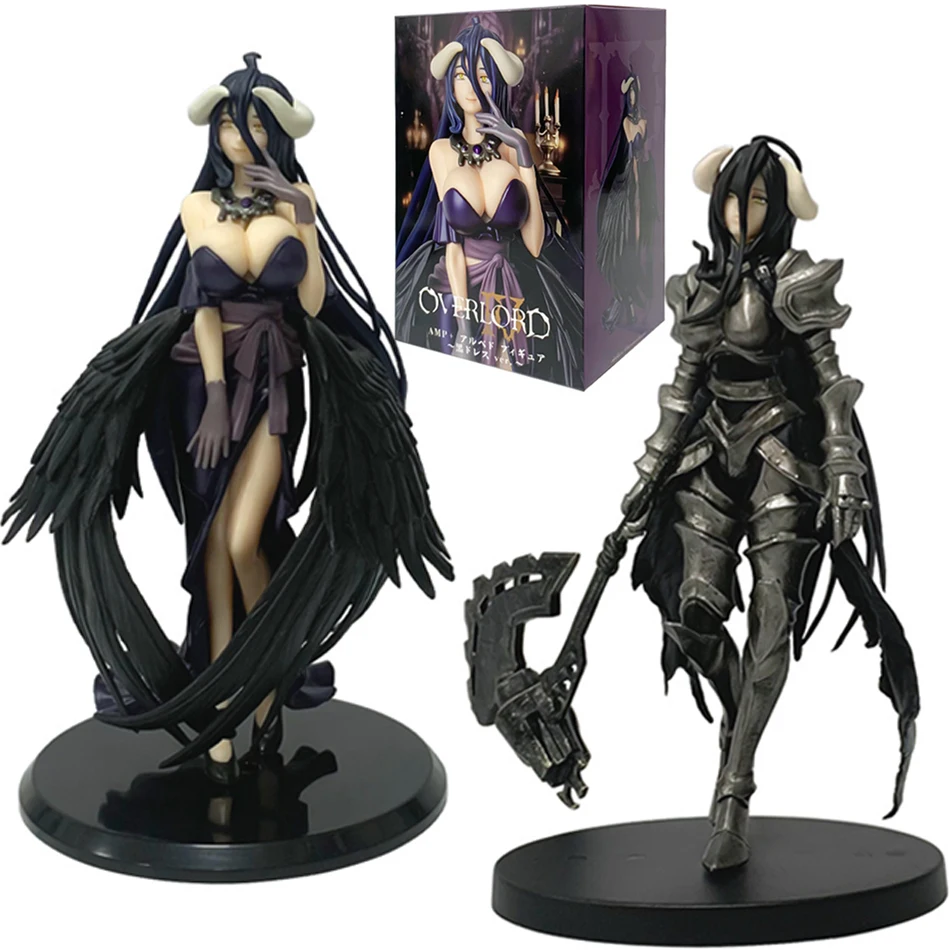 Image of 18cm OVERLORD Figur König der Untoten Albedo Rüstungsdesign PVC-Modell Sammlerserie Puppe Spielzeug Fans Geburtstags- und Weihnachtsgeschenke