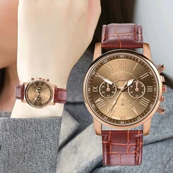 Women Watch Rhinestone Fashion Exquisite Women Leather Casual Watch Luxury Analog Quartz Crystal Wristwatch Digital Montre