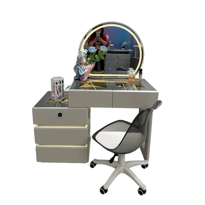 

Dresser light luxury bedroom cosmetic cabinet ambient light