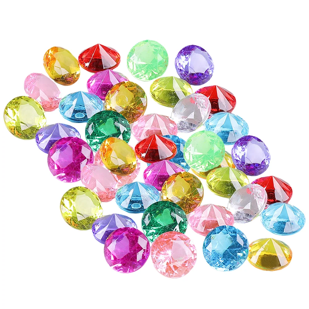 Jewel Toy Diving Gems Acrylic Toys for Fake Model Diamond Underwater Toddlers