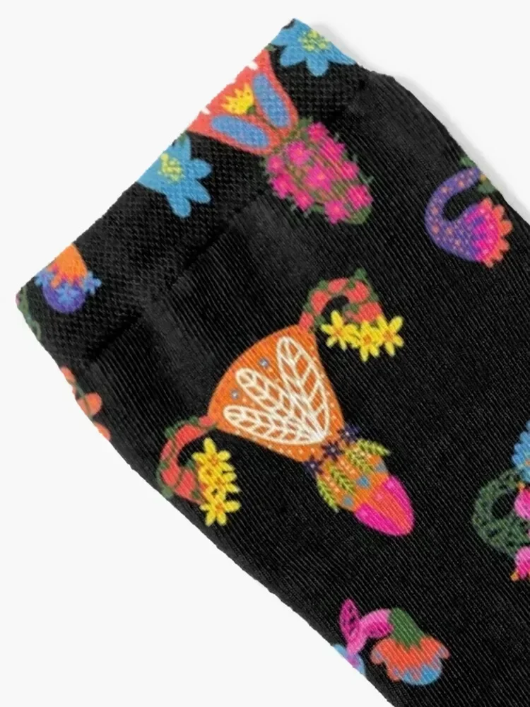 Uterus and ovaries Pattern Galore Socks heated designer New year's shoes Luxury Woman Socks Men's