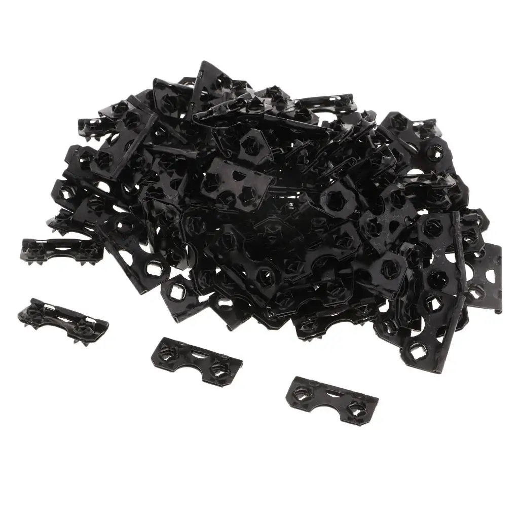 Fixer le cadre photo, support de planche arrière, charnières de pieds de jambe, fournitures de cadre de bricolage, 100 pièces