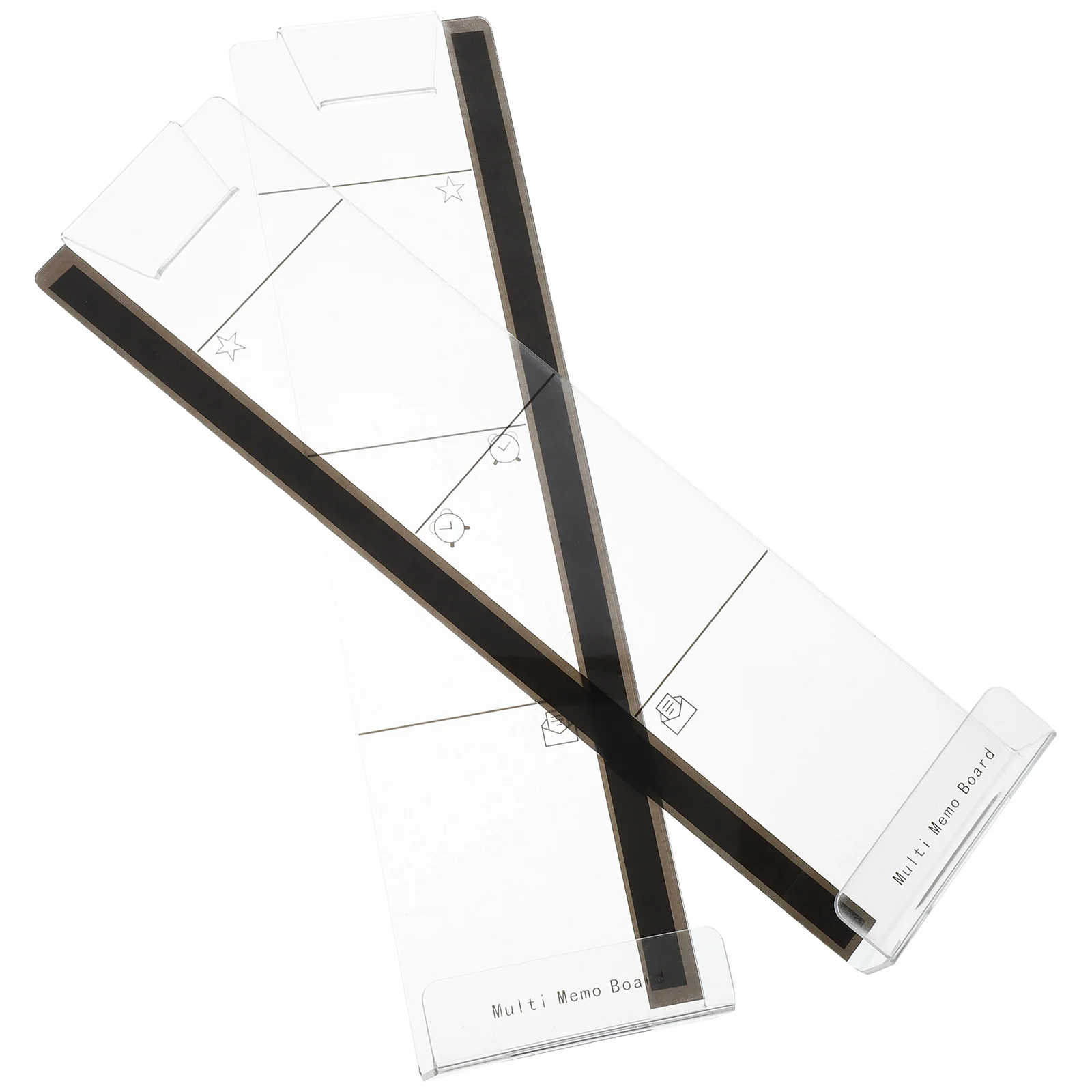 

2 Pcs Computer Memo Board Adhesive Monitor Screen Note Monitors Notepad Notes Boards for Memorandum Sticky