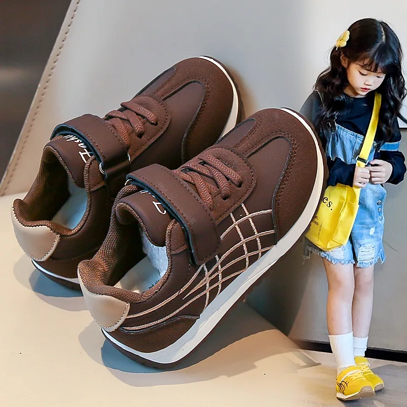 2025 Spring Autumn Children's Forrest Gump Shoes  New Style Girls' Fashion Versatile Casual Shoes Boys' Soft Soled Sports Shoes