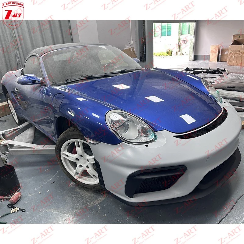 Z-ART 718 GT4RS Body Kit for Porsche 987.1 Facelift Body Kit for Porsche Boxster 2005-2008 Old To New PP Kit