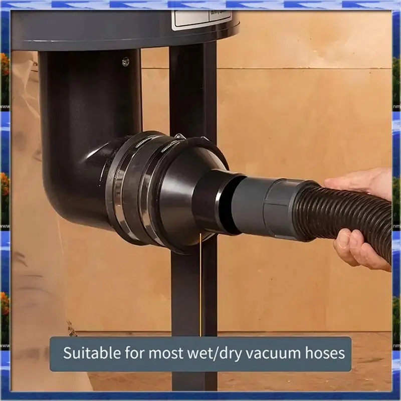 Innovative 2Pcs 70136 Hose Connector- 4 Inch To 2-1/2 Inch Cone Reducer Fitting For Dust Collection