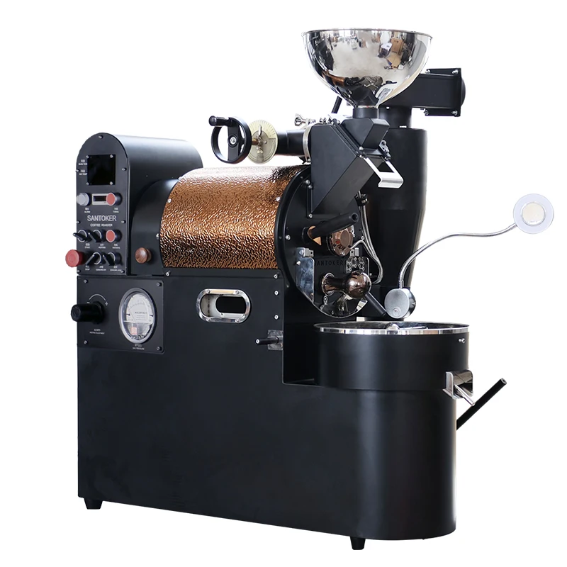 Wintop WS-1 ترقية مجانية تعمل باللمس محمصة قهوة كهربائية الغاز 1 كجم 2 كجم Tostadora De Cafe