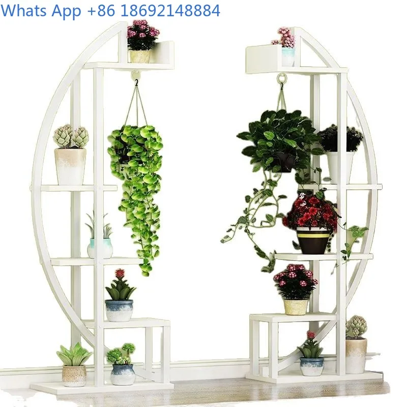 Multi Tier Plant Stand for Indoor Living Room Bedroom Space Saving Decorative Shelf for Balcony Home Use