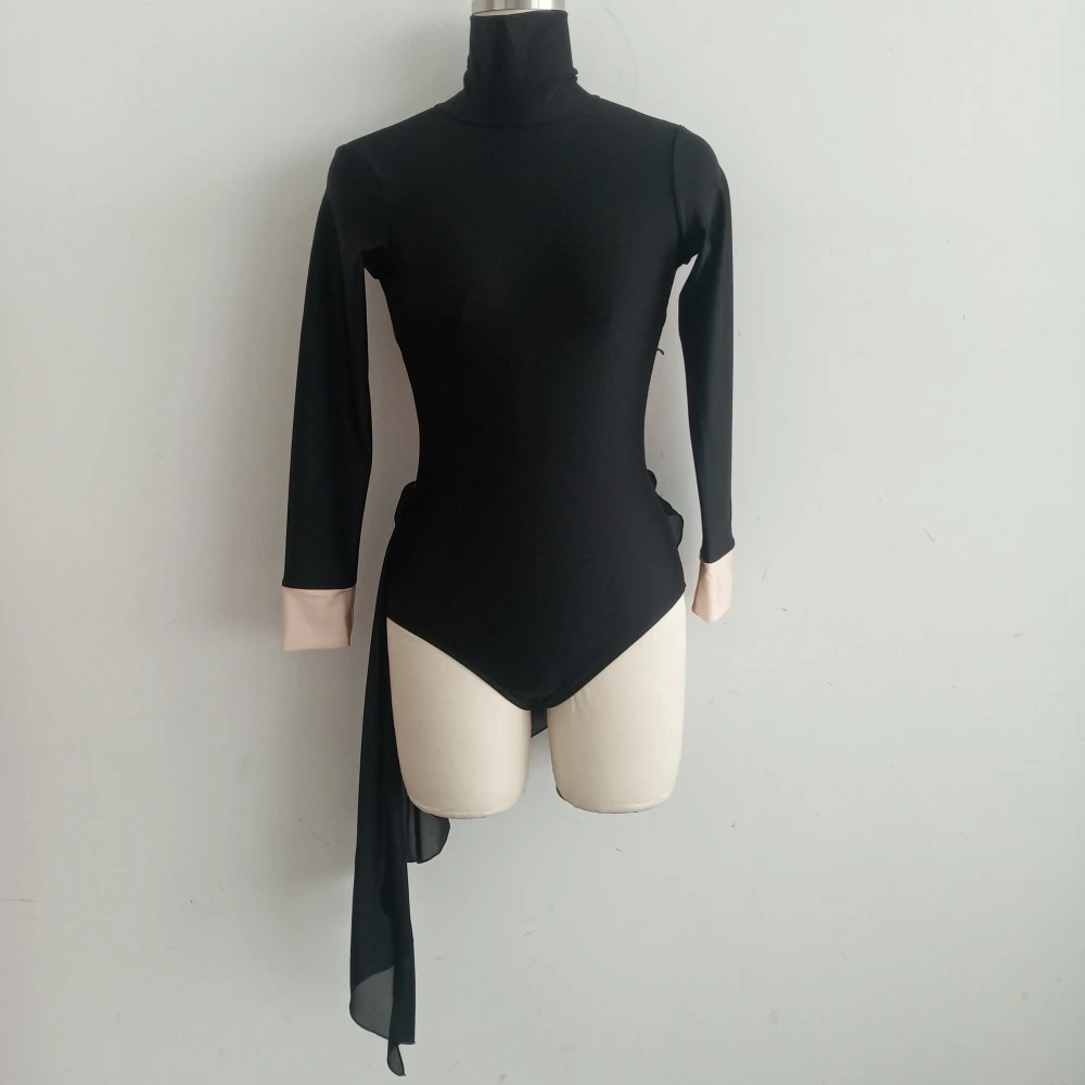 Kindermeisjes Detailhandel En Groothandel Nylon/Lycra Mesh Moderne Dans Ballet Body Suit Training Pak Dansschool Groep Performance