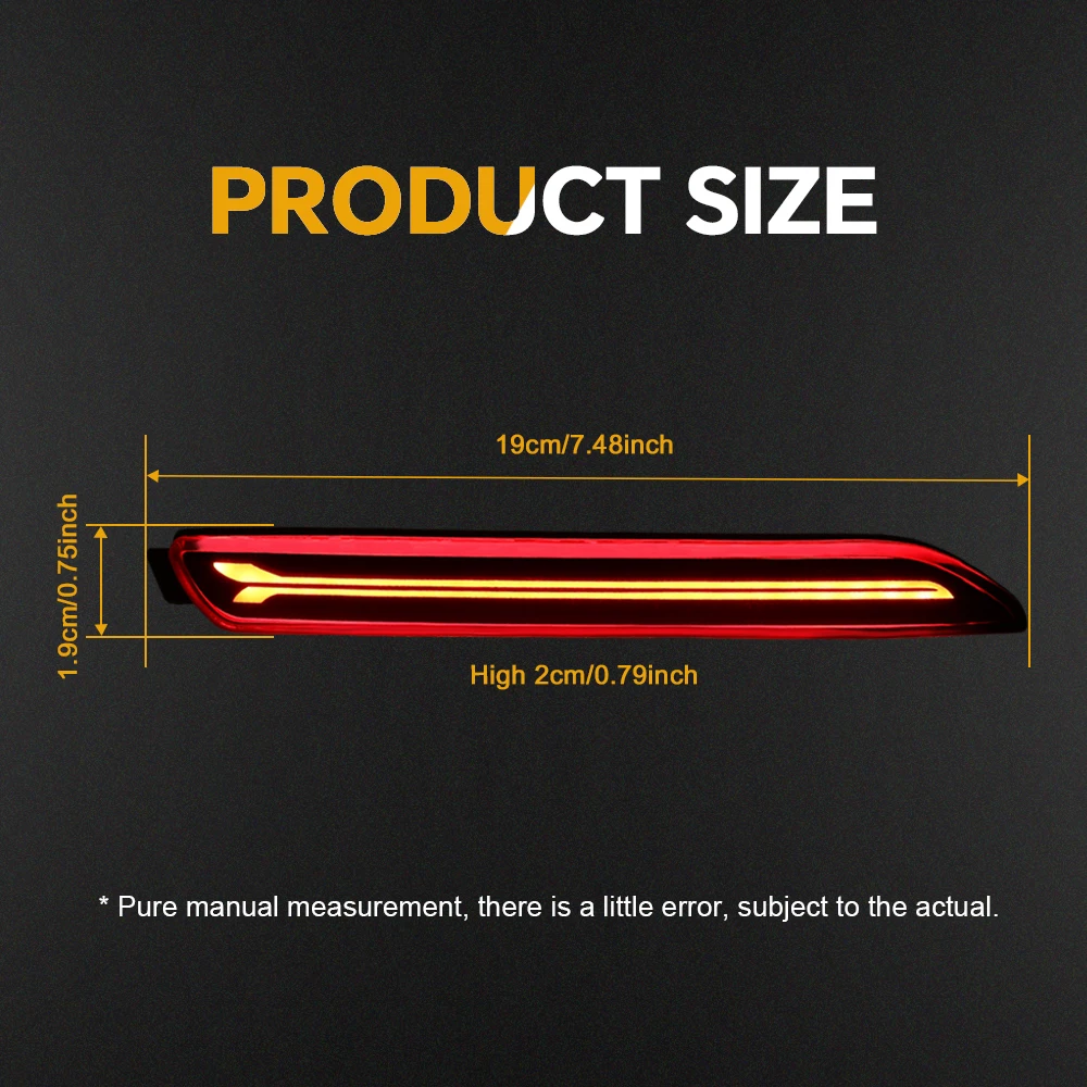 Thumbnail 3 - #10 Newest Rear Bumper Light Assembly
