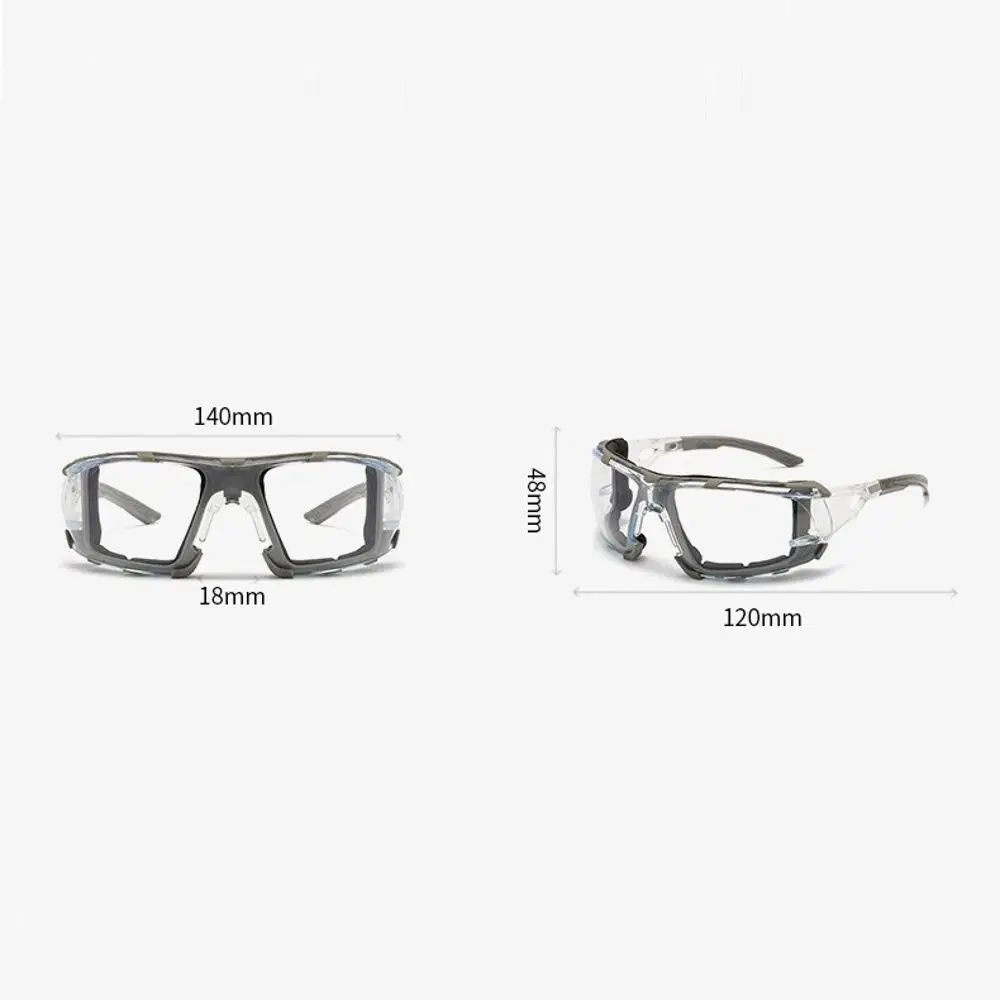 Brillen, transparente Schutzbrille gegen Wind und Sand, Sicherheitsschutzbrille, Sportbrille, HD-winddichte Schutzbrille, Outdoor-Reiten – Detail 1
