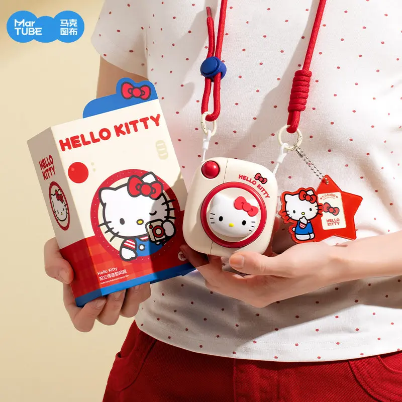 

Новый портативный вентилятор Hello Kitty в мультяшном стиле, практичный, милый, трендовый, игрушка, сувенир на выпускной для девочек, подарок на день рождения