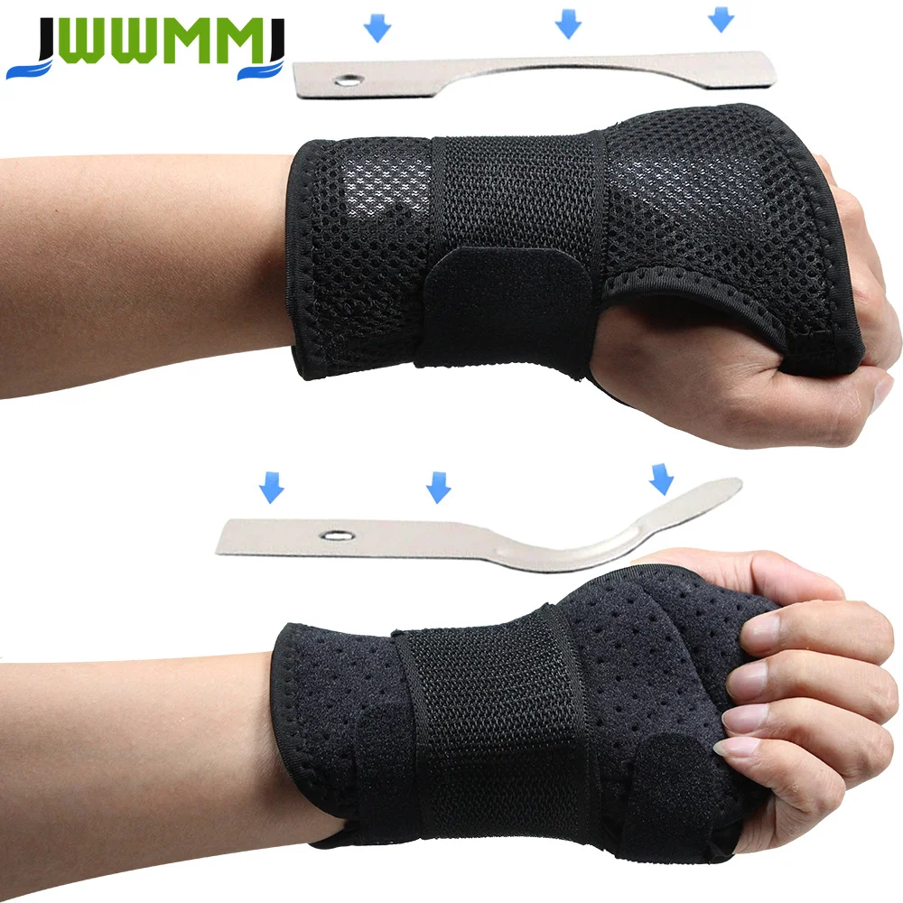 1Pcs Carpal Tunnel Wrist Brace (Left or Right) - Wrist Splint and Hand Support Splint for Men, Women, Bowling, Tendonitis