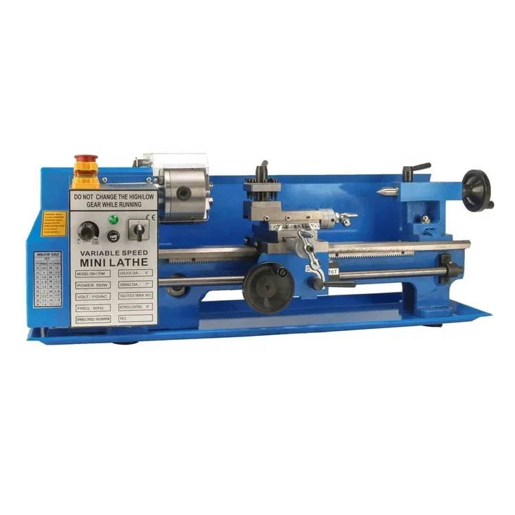 Automatic Horizontal Small Benchtop 7x14 Mini Lathe Machine Metal