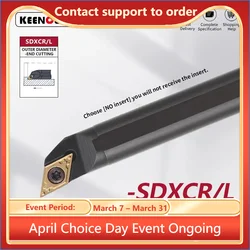 Internal turning tool S08K/S10K/S12M/S14N/S16Q/S20R/S25S-SDXCR07/11 Lathe Turning CNC Cutting Tool Cutter Bar