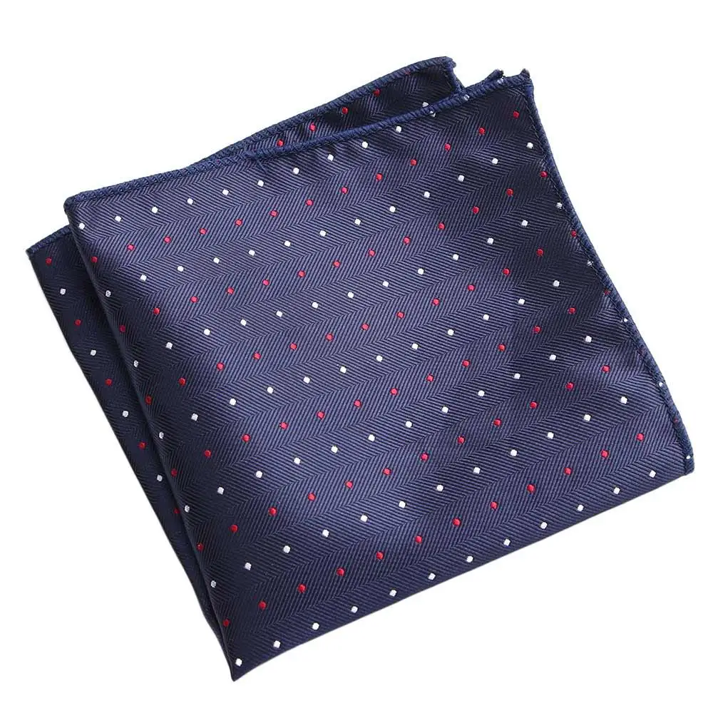 Vintage Western Style Handmade Formal Suit Cotton Gentlemen Handkerchief Hanky for Wedding Dress Party Pocket Square