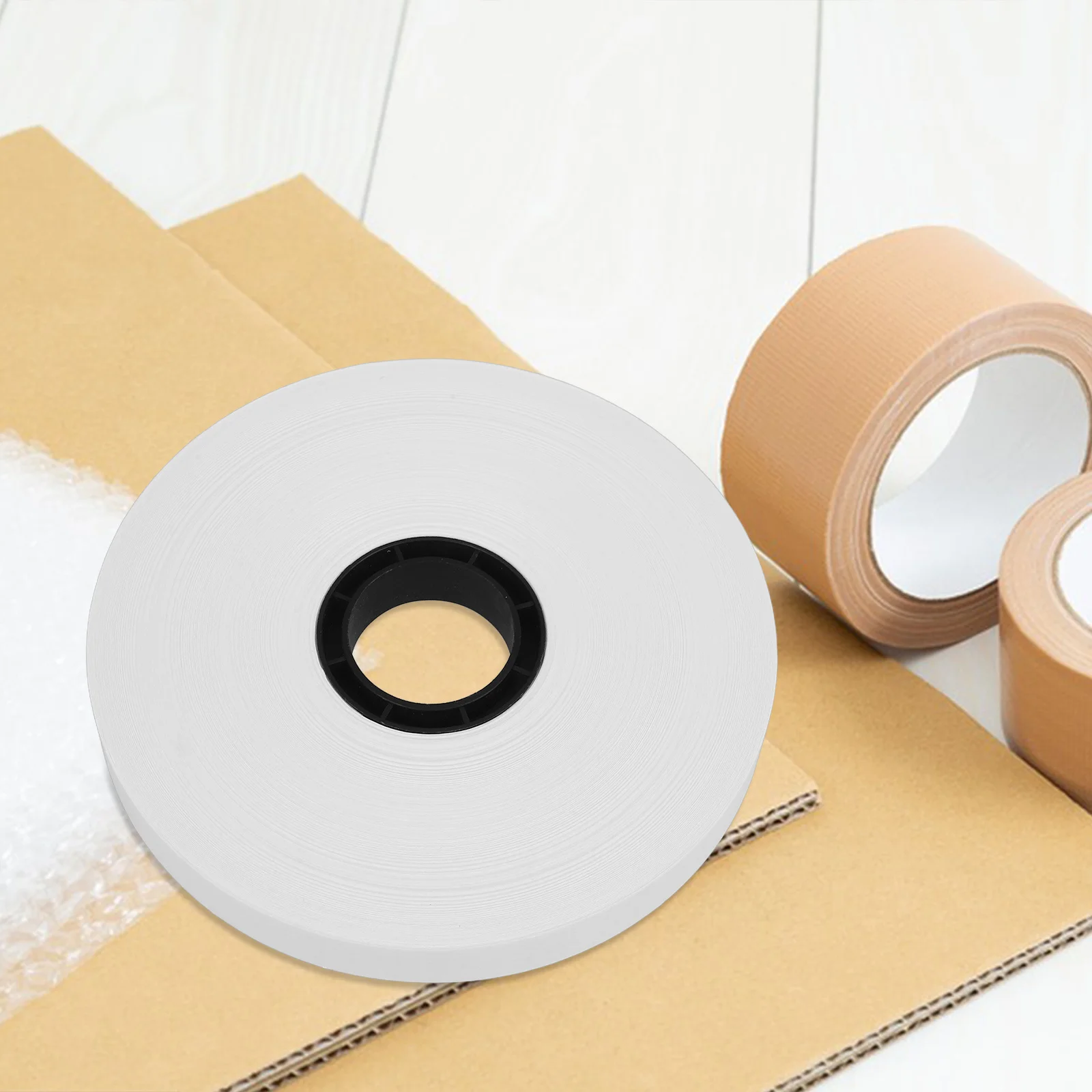 

Hot Melt Kraft Paper Packaging Tape for Automatic Bundling Machine High Strength Bonding Writable Surface Perfect for Heavy Duty