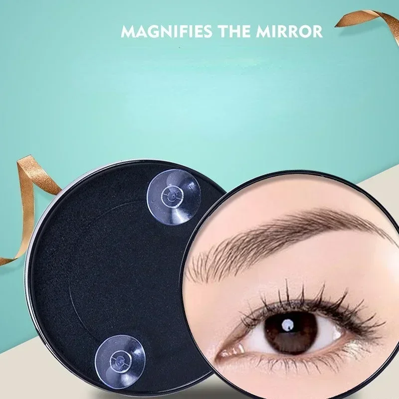 Magnification Mirror with Suction Cup Blackhead Magnifying Mirror for Bathroom Makeup Mirror Portable Mirrors Round 5x/10x/15x