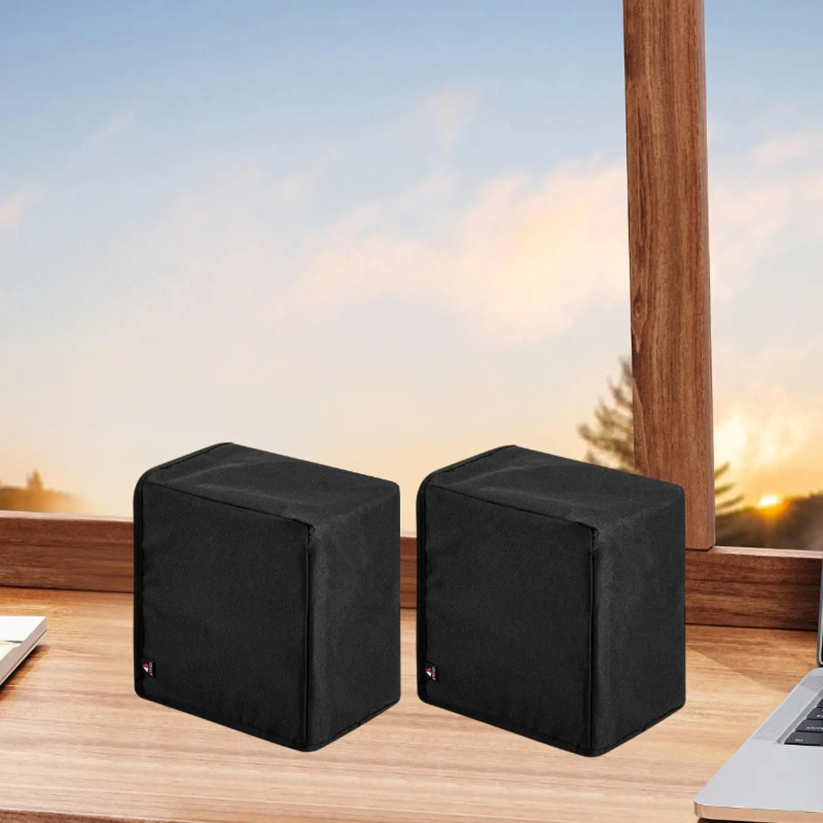 2x Speaker Dust Covers Studio Protection Easy to Use Easy Installation Practical Keep Clean Modern Portable Dustproof Covers