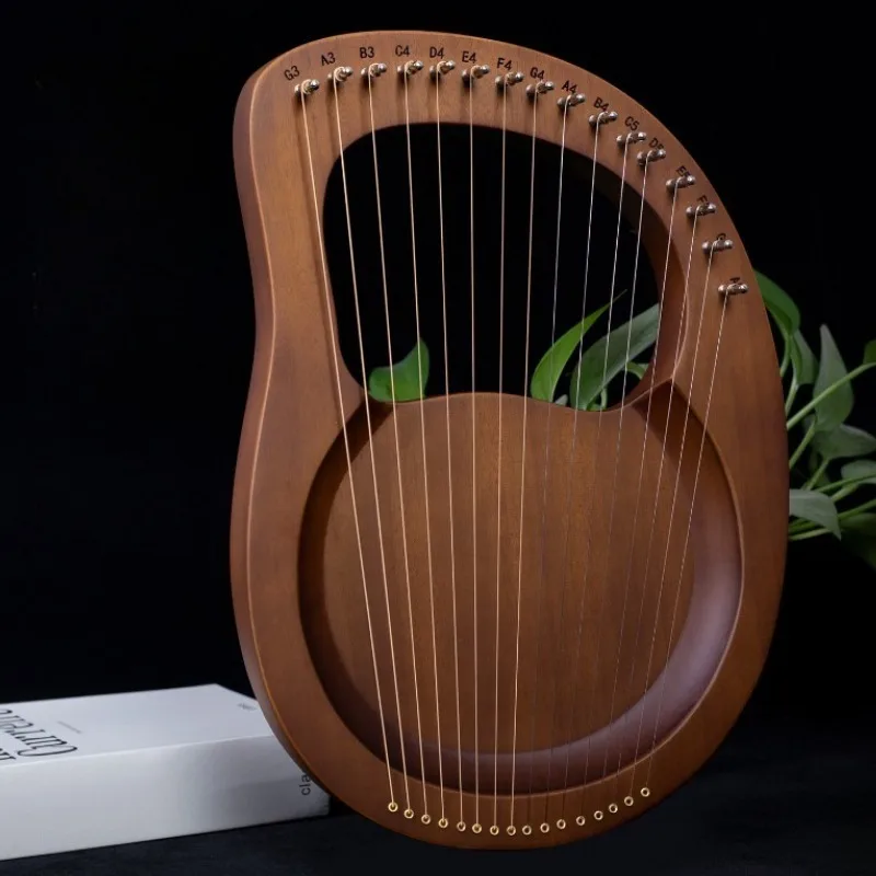 Arpa de madera Mini arpas de Lira Retro portátiles niños adultos arpa de mano instrumento Musical de cuerda profesional chino