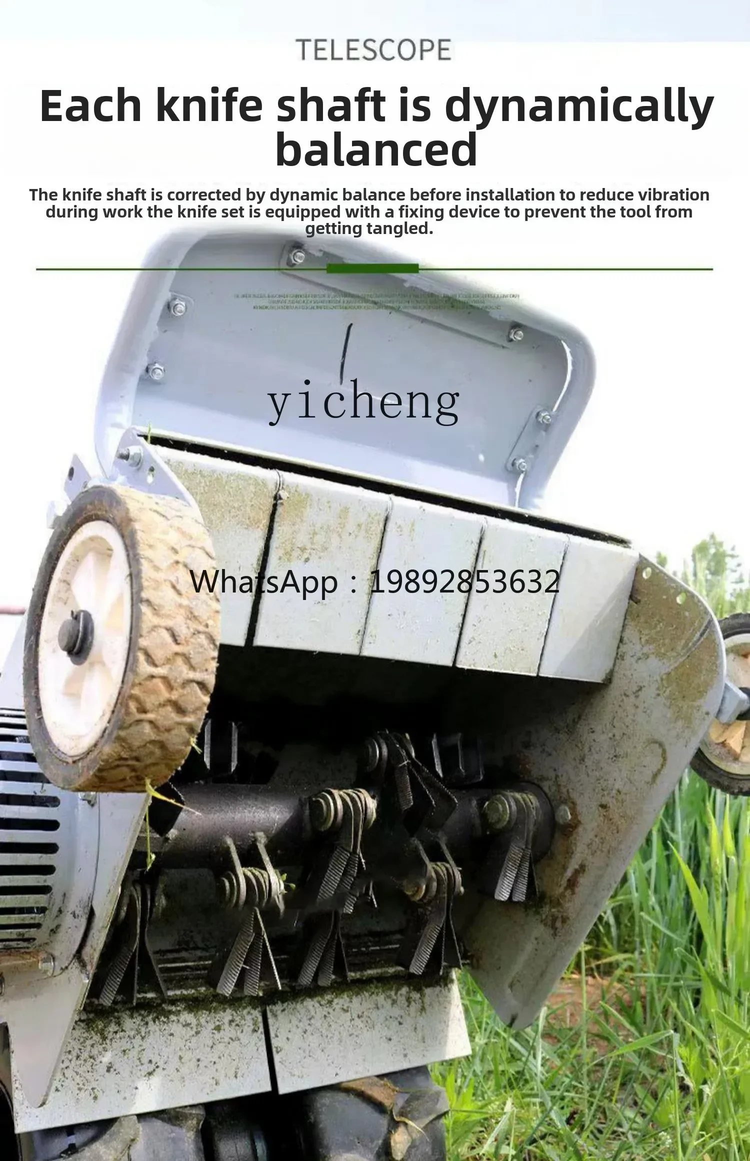 TQH الزراعية جزازة العشب الصغيرة بستان قص العشب الديزل ذاتية الدفع آلة إرجاع العشب كسارة القش