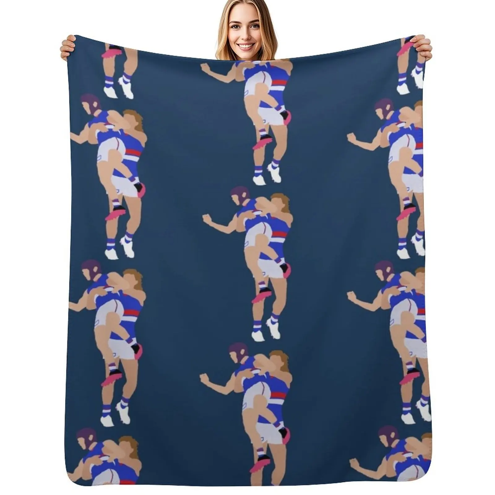 Aaron Naughton and Caleb Daniel Throw Blanket Lightweight Warm Blanket for Indoor Outdoor Use