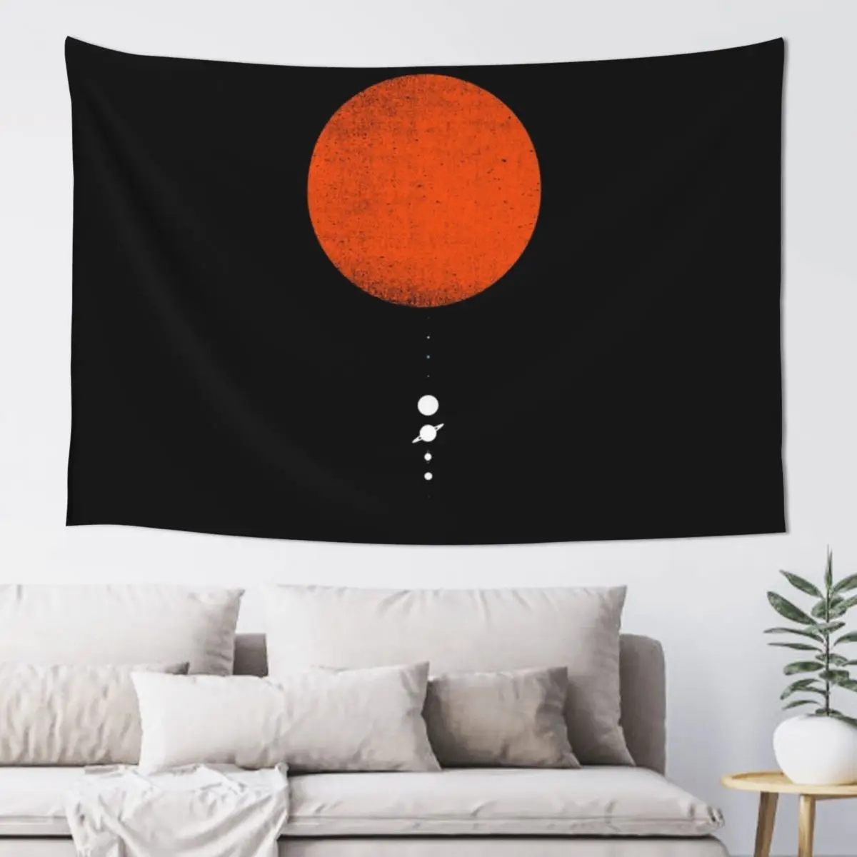 Minimal Solar System Tapestry Wallpaper Decoration Pictures Room Wall Decoration For Rooms Tapestry