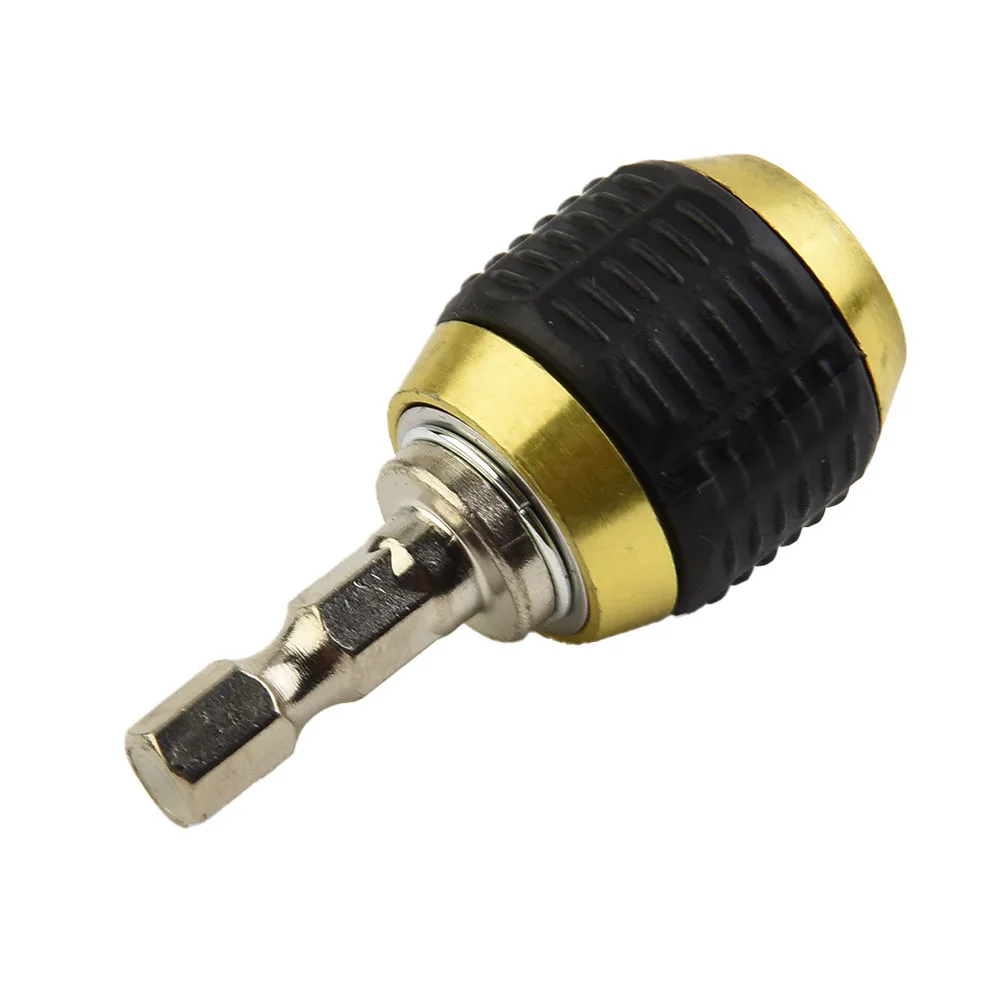 1pc Hex Shank Connecting Rod 50mm Keyless Drill Chuck Driver Quick Change Convertor Drill Bit Holder Drill Chuck Adapter Tools
