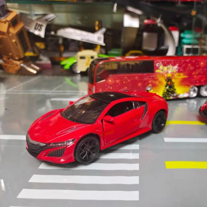 

WELLY 1:36 2015 HONDA NSX модель автомобиля из сплава, литая под давлением металлическая модель автомобиля с откатным механизмом