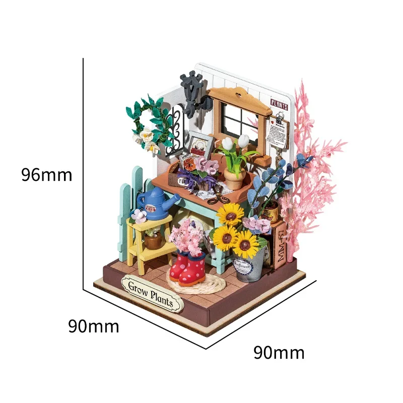 Anime Kawaii Between Square Inches 2nd Generation Diy House Decompression Handicraft Assembled Small House Model House Gift