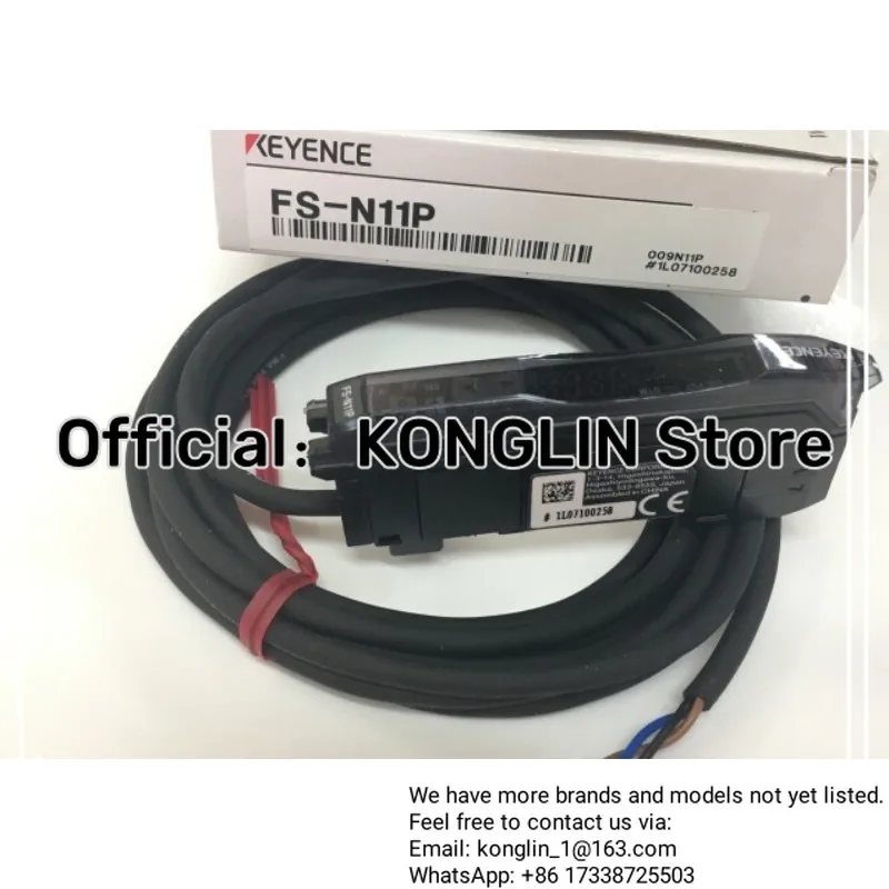 

【Contact Us For Additional Models】 1PC Keyence FS-N11P Fiber Sensor Amplifier New FSN11P